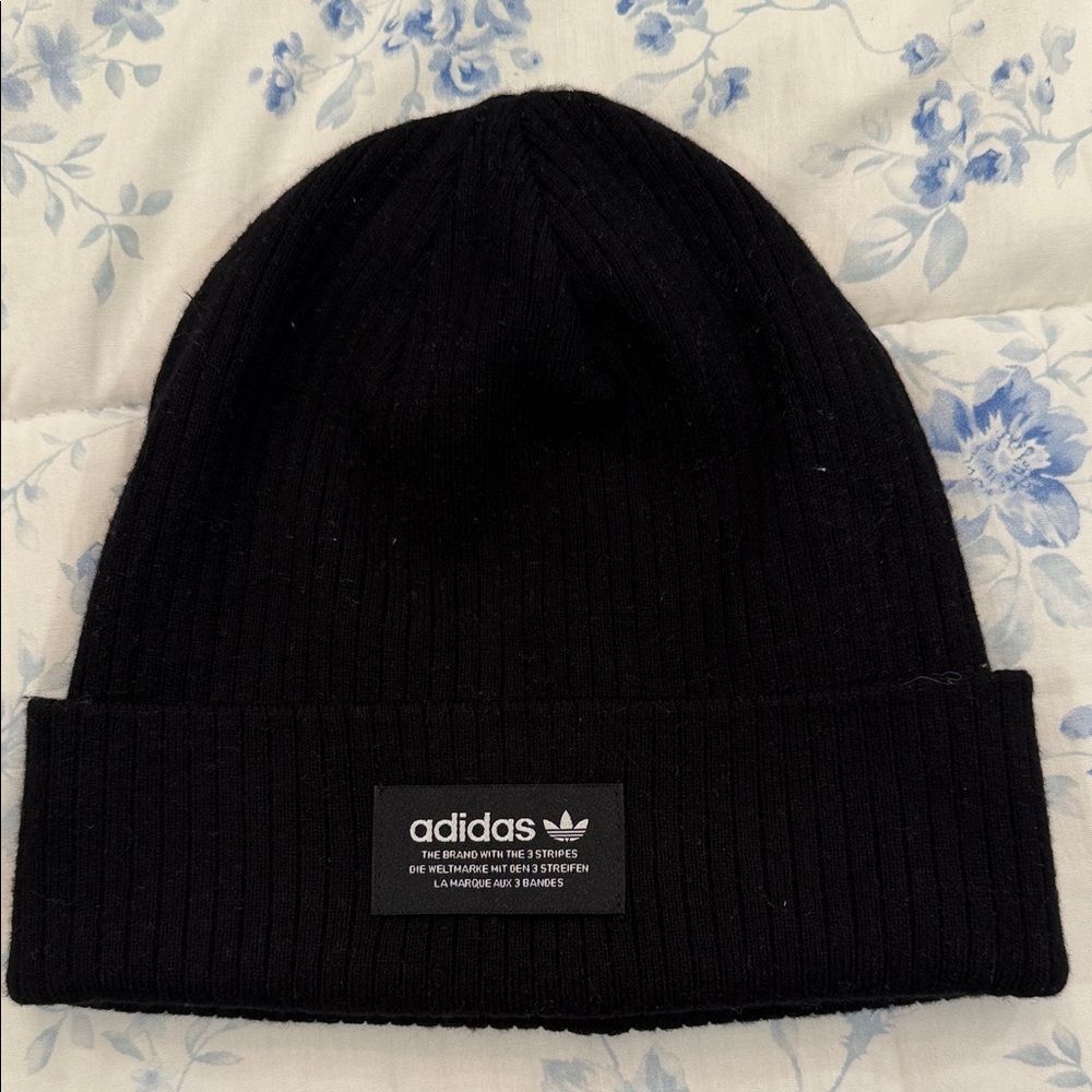 Adidas Classic Black Knit Beanie